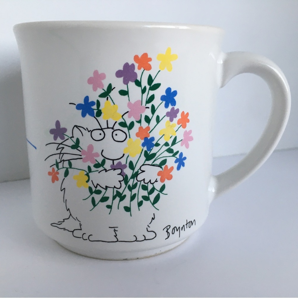 Cat Mug Sandra Boynton Vintage Coffee Mug Wishing You All The Best Japan EUC